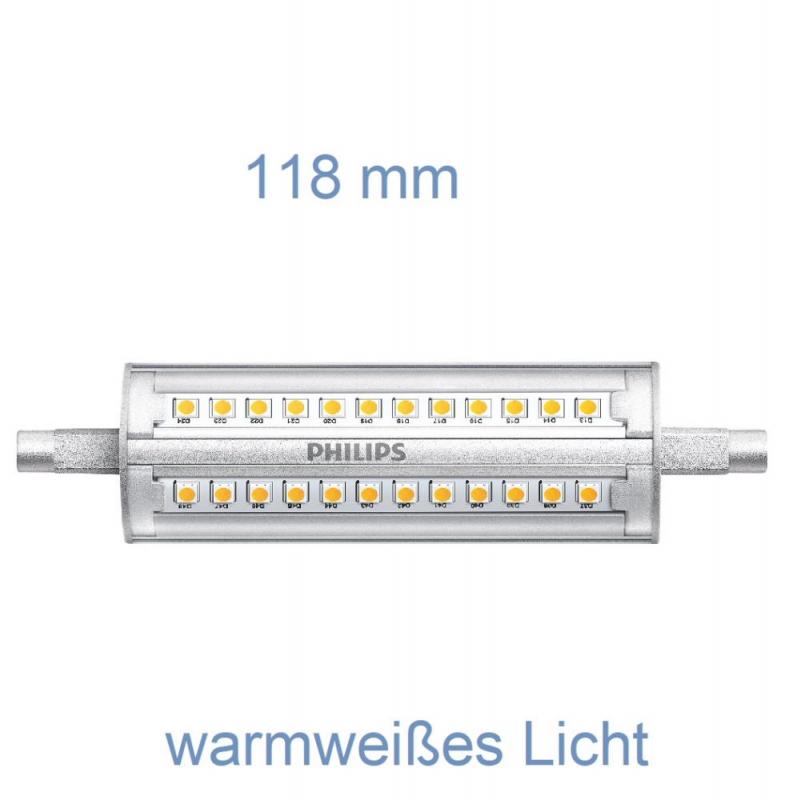 Philips CorePro R7s 14W wie 100W 1600 lm 3000K warmweiß 118 mm dimmbar